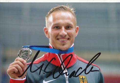 Michael Schrader  Leichtathletik  Autogramm Foto original signiert 