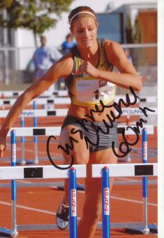 Christina Vukicevic  Norwegen   Leichtathletik  Autogramm Foto original signiert 