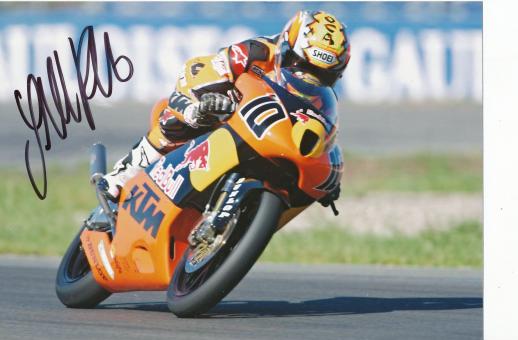 Roberto Locatelli  Italien   Motorrad  Autogramm Foto original signiert 