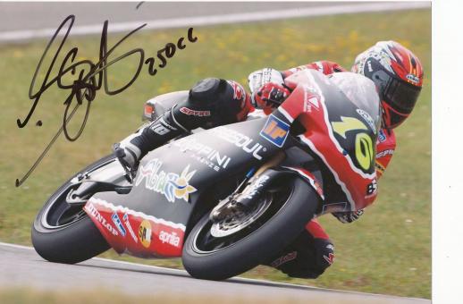 Johan Stigefelt  Schweden  Motorrad  Autogramm Foto original signiert 