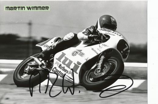 Martin Wimmer   Motorrad  Autogramm Foto original signiert 
