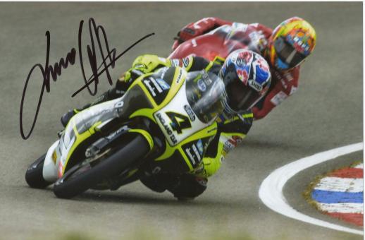 Lucio Cecchinello  Italien  Motorrad  Autogramm Foto original signiert 