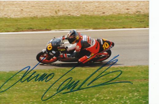 Lucio Cecchinello  Italien  Motorrad  Autogramm Foto original signiert 