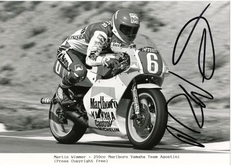 Martin Wimmer  Motorrad  Autogramm Foto original signiert 