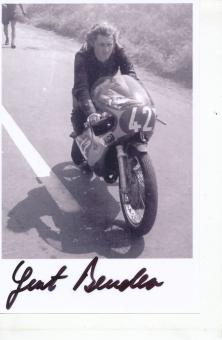Gert Bender   Motorrad  Autogramm Foto original signiert 