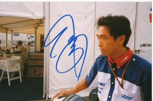 Nobuatsu Aoki  Japan  Motorrad  Autogramm Foto original signiert 