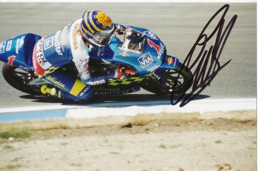 Emilio Alzamora  Spanien Motorrad  Autogramm Foto original signiert 