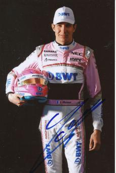 Esteban Ocon   Formel 1   Motorsport  Autogramm Foto original signiert 