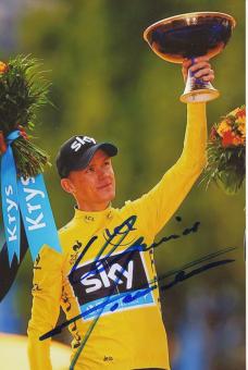 Chris Froome  Tour de France Radsport  Autogramm Foto original signiert 