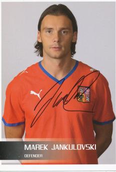 Marek Jankulovski  Tschechien  Nationalteam  Fußball Autogrammkarte  original signiert 