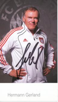 Hermann Gerland  2010/2011  FC Bayern München Fußball Autogrammkarte original signiert 