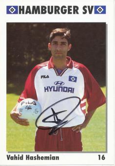Vahid Hashemian  1999/2000  Hamburger SV  Fußball Autogrammkarte original signiert 