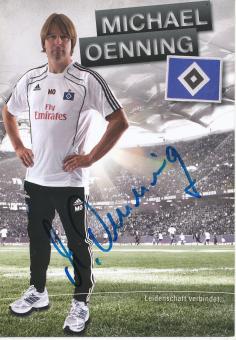 Michael Oenning   2010/2011  Hamburger SV  Fußball Autogrammkarte original signiert 