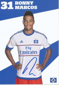 Ronny Marcos  2015/2016  Hamburger SV  Fußball Autogrammkarte original signiert 