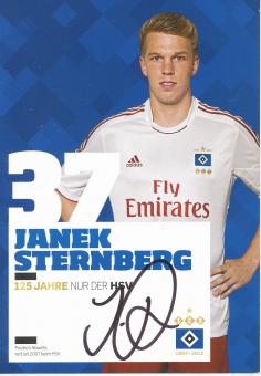 Janek Sternberg  2012/2013  Hamburger SV  Fußball Autogrammkarte original signiert 