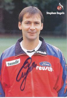 Stephan Engels  1995/1996   FC Köln  Fußball Autogrammkarte original signiert 