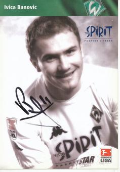 Ivica Banovic  2002/2003  SV Werder Bremen  Fußball Autogrammkarte original signiert 
