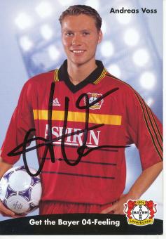 Andreas Voss  1998/1999  Bayer 04 Leverkusen  Fußball Autogrammkarte original signiert 