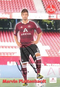 Marvin Plattenhardt  2011/2012  FC Nürnberg  Fußball Autogrammkarte original signiert 