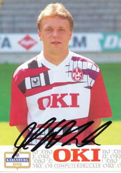 Marcel Witeczek  1990/1991  FC Kaiserslautern  Fußball Autogrammkarte original signiert 