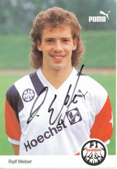 Ralf Weber    Eintracht Frankfurt  Fußball Autogrammkarte original signiert 
