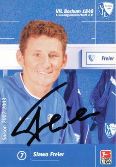 Slavo Freier  2002/2003  VFL Bochum  Fußball Autogrammkarte original signiert 