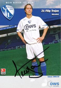 Filip Trojan  2004/2005  VFL Bochum  Fußball Autogrammkarte original signiert 