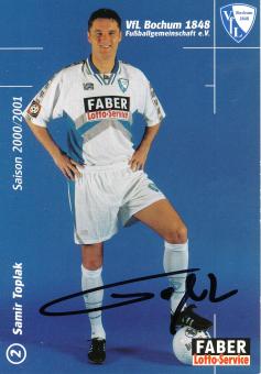 Samir Toplak  2000/2001   VFL Bochum  Fußball Autogrammkarte original signiert 