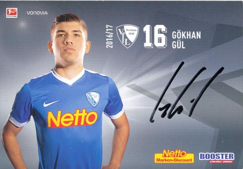Gökhan Gül    2016/2017   VFL Bochum  Fußball Autogrammkarte original signiert 