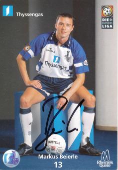 Markus Beierle  1998/1999  MSV Duisburg  Fußball Autogrammkarte original signiert 