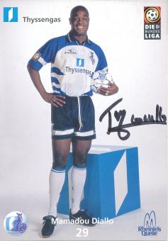 Mamadou Diallo  1998/1999  MSV Duisburg  Fußball Autogrammkarte original signiert 