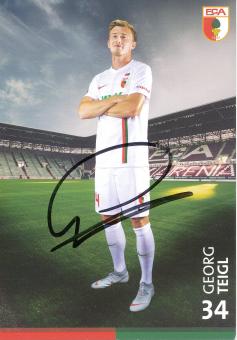 Georg Teigl  2018/2019  FC Augsburg  Fußball Autogrammkarte original signiert 
