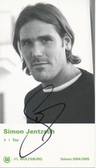 Simon Jentzsch   2004/2005  VFL Wolfsburg  Fußball Autogrammkarte original signiert 
