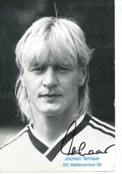 Jochen Terhaar  SG Wattenscheid 09   Fußball Autogrammkarte original signiert 