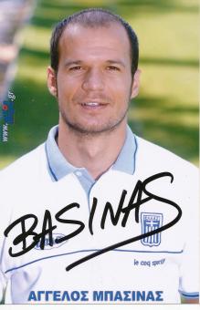 Angelos Basinas   Griechenland  Europameister EM 2004 Fußball Autogramm Foto original signiert 