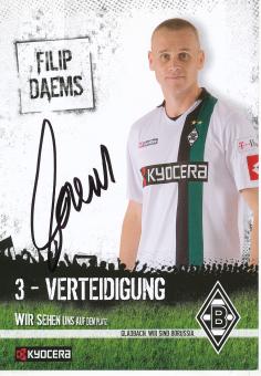 Filip Daems  2008/2009  Borussia Mönchengladbach Fußball Autogrammkarte original signiert 