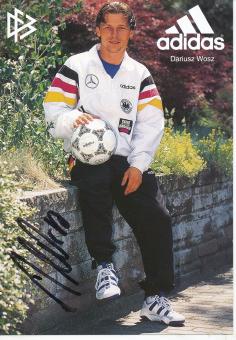 Dariusz Wosz  DFB  Nationalteam Fußball Autogrammkarte original signiert 