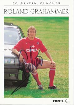Roland Grahammer   1990/1991  FC Bayern München  Fußball Autogrammkarte original signiert 