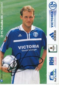 Niels Oude Kamphuis  2001/2002   FC Schalke 04  Fußball Autogrammkarte original signiert 