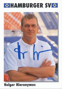 Holger Hieronymus 1999/2000  Hamburger SV  Fußball Autogrammkarte original signiert 