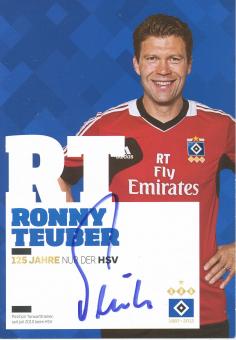 Ronny Teuber  2012/2013   Hamburger SV  Fußball Autogrammkarte original signiert 