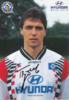 Petre Houbtchev  1996/1997    Hamburger SV  Fußball Autogrammkarte original signiert 