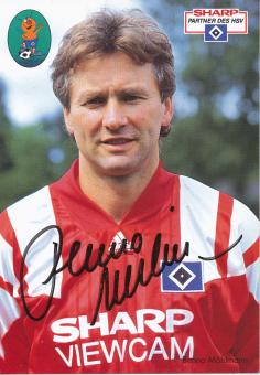Benno Möhlmann  1993/1994   Hamburger SV  Fußball Autogrammkarte original signiert 