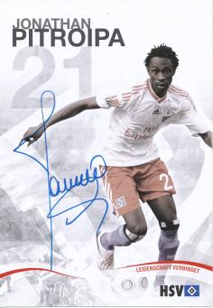 Jonathan Pitroipa  2009/2010  Hamburger SV  Fußball Autogrammkarte original signiert 