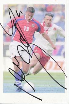 Milan Barros  Tschechien  Fußball Autogramm  Foto original signiert 