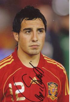 Santi Cazorla  Spanien  Fußball Autogramm  Foto original signiert 