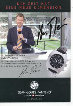 Urs Meier  Schweiz  Fußball Schiedsrichter Autogrammkarte  original signiert 
