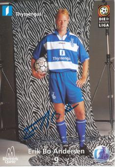 Erik Bo Andersen  1999/2000  MSV Duisburg  Fußball Autogrammkarte original signiert 