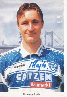 Thomasz Hajto  1997/1998  MSV Duisburg  Fußball Autogrammkarte original signiert 