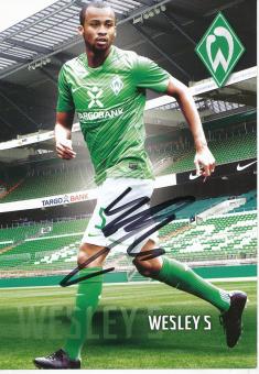 Wesley   2011/2012  SV Werder Bremen  Fußball Autogrammkarte original signiert 